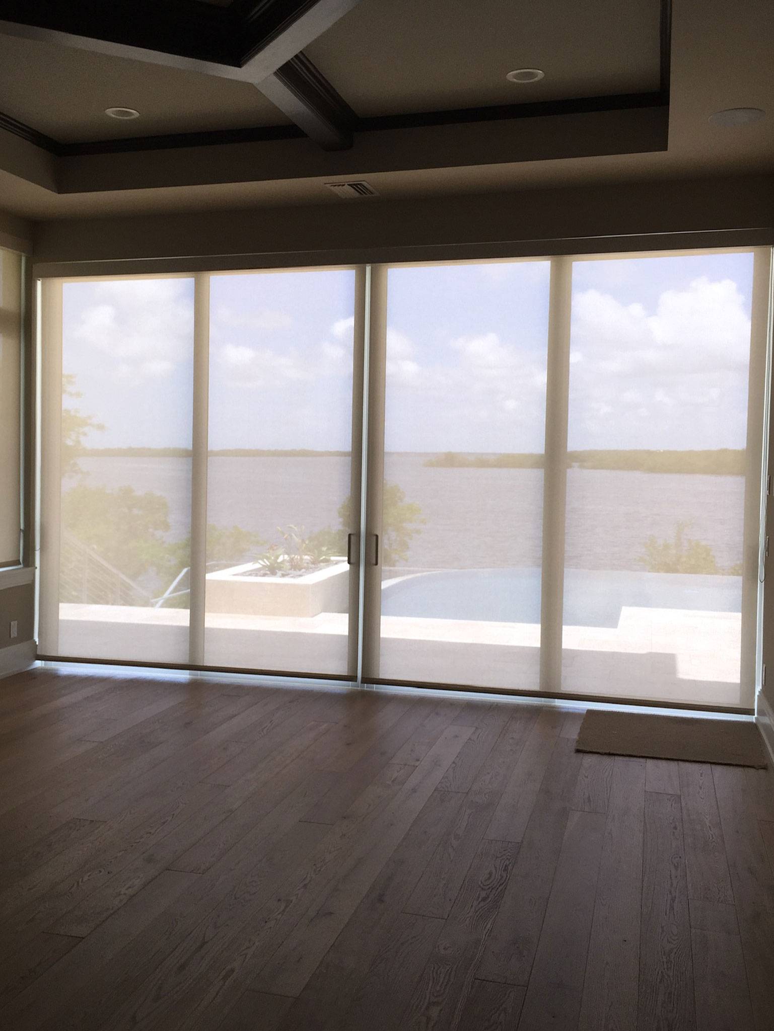  Custom Window Treatments for oversized Sliders