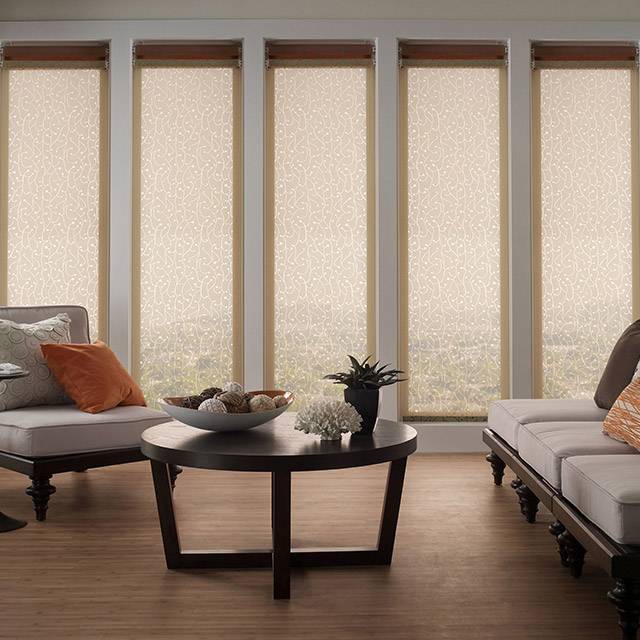 Fabric Roller Shade Custom Window Treatments by EV Blinds